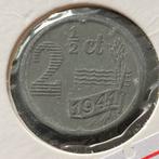21/2 Cent Zink uit 1941 van Wilhelmina, Verzenden, Koningin Wilhelmina, Overige waardes, Losse munt
