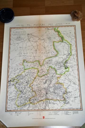 Oude prent van limburg, heeft altijd in koker gezeten. beschikbaar voor biedingen
