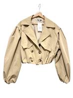 Cropped trenchcoat beige nieuw met kaartje, Kleding | Dames, Jassen | Winter, Maat 38/40 (M), Beige, Ophalen of Verzenden, Nieuw