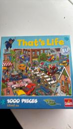 Puzzel that’s life 1000 stukjes goliath, Hobby en Vrije tijd, Ophalen, Zo goed als nieuw