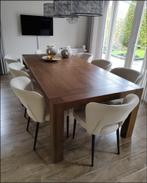 Mooie en goed onderhouden 8-pers eetkamertafel. 240 x 120 cm, Huis en Inrichting, Tafels | Eettafels, Ophalen, Gebruikt, 100 tot 150 cm