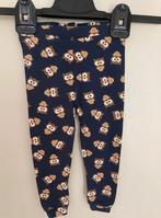 baby broek/legging blauw uiltjes handmade maat 68 NIEUW, Verzenden, Nieuw, Jongetje of Meisje, Broekje