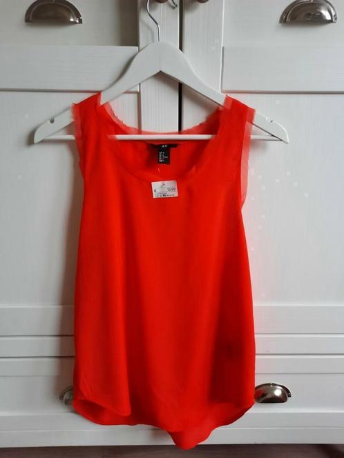 NIEUW H&M Oranje Mouwloze Zomertop Top Maat S, Kleding | Dames, Tops, Nieuw, Maat 36 (S), Oranje, Zonder mouw, Ophalen of Verzenden