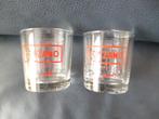 2 NIEUWE Cinzano on the rocks glazen samen €2,50, Ophalen of Verzenden, Nieuw, Borrel- of Shotglas