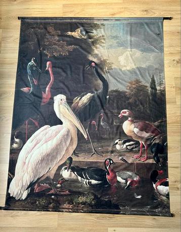 Schilderij op Textiel - 130x170cm “Het drijvend veertje” beschikbaar voor biedingen