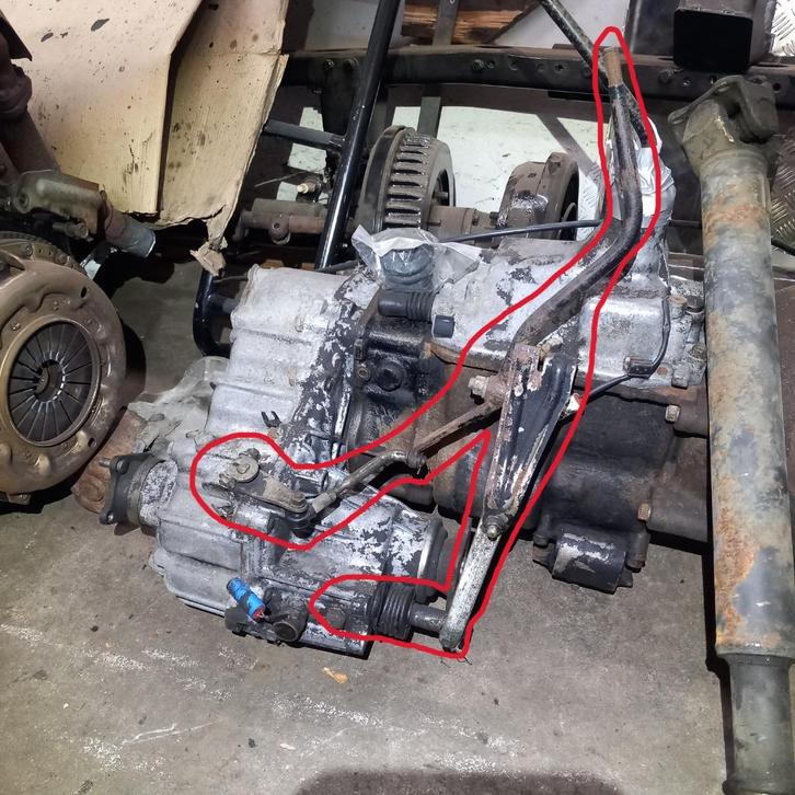 Gezocht: stangenstelsel tussenbak Landcruiser, Auto-onderdelen, Transmissie en Toebehoren, Toyota, Nieuw, Ophalen