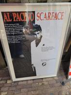 Poster Al Pacino Scarface in grote lijst, Ophalen, Gebruikt, Foto of Poster