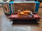 Marklin  4424 lage boordwagen met bulldozer, Wisselstroom, Wagon, Ophalen of Verzenden, Zo goed als nieuw