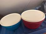 Tupperware kommen set, Ophalen of Verzenden, Gebruikt, Blauw, Bak of Kom
