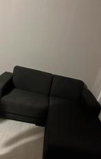 Zwarte hoekbank, Ophalen, 250 tot 300 cm, Gebruikt, Hoekbank