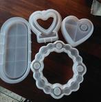 4 Jesmonite/Gips Mallen - Diverse Vormen, N.v.t., Ophalen of Verzenden, Zo goed als nieuw, N.v.t.