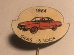 Metalen GLAS S 1004 AUTOMODEL Speld (Rood/Wit/Zwart)., Verzenden, Zo goed als nieuw, Transport, Speldje of Pin