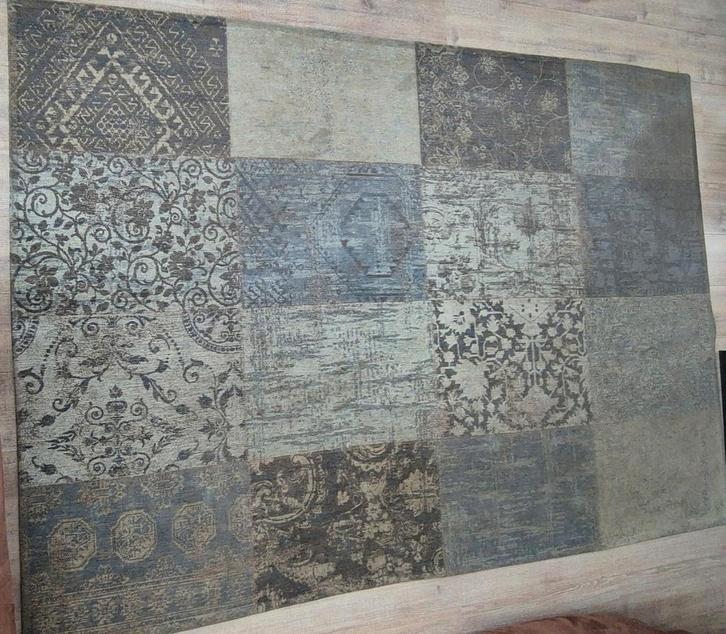 Mooi Vloerkleed - Patchwork Design, Huis en Inrichting, Stoffering | Tapijten en Kleden, Gebruikt, 150 tot 200 cm, 150 tot 200 cm