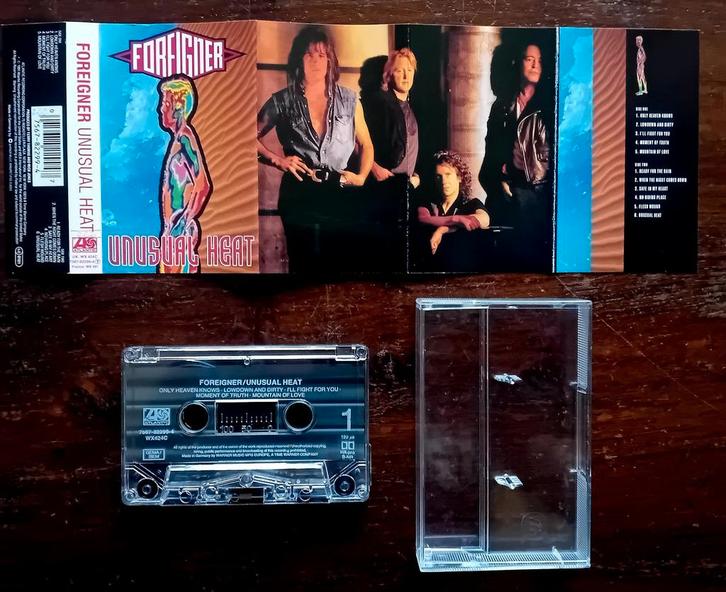 Foreigner - Unusual heat tape cassette rock AOR hardrock, Cd's en Dvd's, Cassettebandjes, Gebruikt, 1 bandje, Ophalen of Verzenden