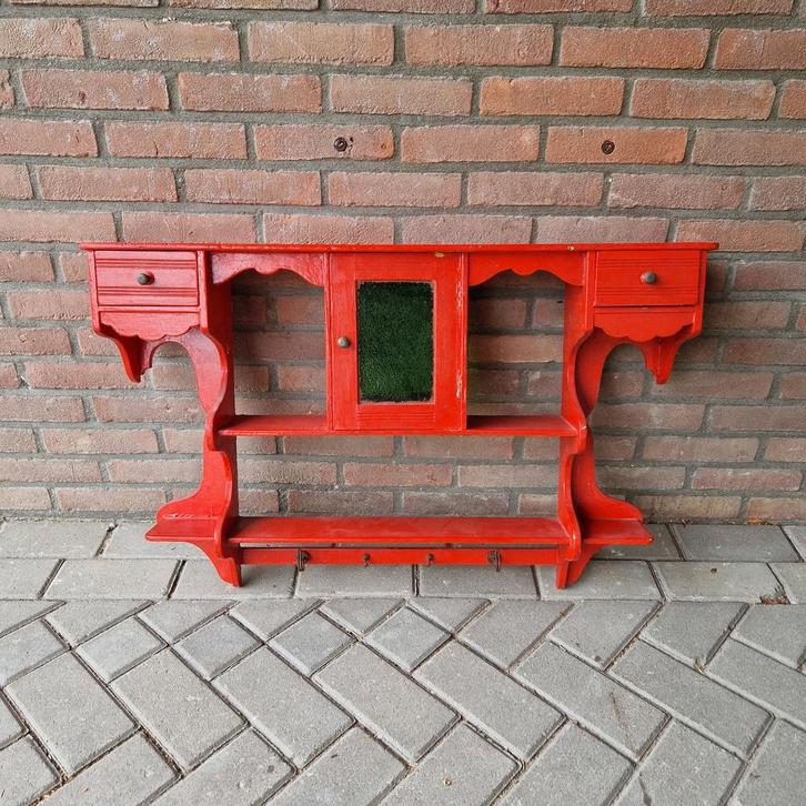 Antiek keukenrek houten wandrek, Antiek en Kunst, Antiek | Keukenbenodigdheden, Ophalen of Verzenden