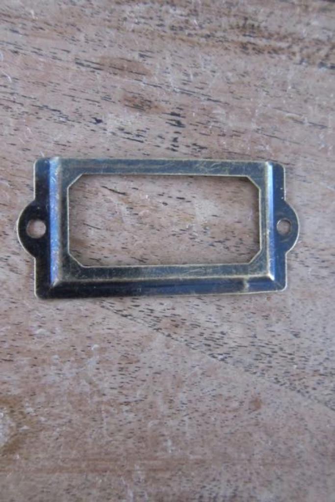 Etikethouder voor apothekerskast etiket greep ladekast, Huis en Inrichting, Woonaccessoires | Overige, Nieuw, Ophalen of Verzenden