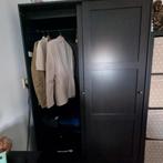 Ikea Kledingkast - Bruin/Zwart - 2 Delen, Overige materialen, 200 cm of meer, 150 tot 200 cm, Met hangruimte