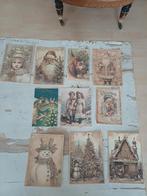 Leuke handgemaakte brocante kerst kaarten Set 5, Ophalen of Verzenden
