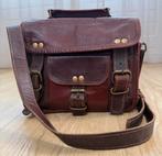 Vintage messenger bag, Overige merken, Gebruikt, Bruin, Verzenden