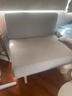Slaapstoel / Logeerstoel Grijs Scandinavisch, Huis en Inrichting, Fauteuils, Minder dan 75 cm, Ophalen of Verzenden, Zo goed als nieuw