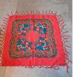 Nieuw schitterende rode sjaal met Paisley print uit Polen, Ophalen of Verzenden, Nieuw, Maat 46/48 (XL) of groter, Sjaal