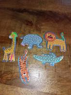 Dieren magneten - Giraffe, Olifant, Leeuw, Krokodil, Tijger, Ophalen of Verzenden, Nieuw, Sticker