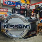 Nissan DealerSign lichtbak plaat Xxl, Ophalen, Zo goed als nieuw, Reclamebord