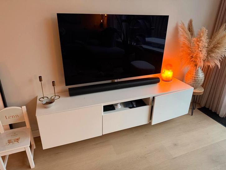IKEA Besta TV Meubel - 180cm breed, Huis en Inrichting, Kasten | Televisiemeubels, Zo goed als nieuw, Minder dan 100 cm, 150 tot 200 cm