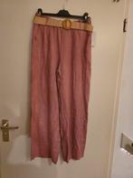 Niuew linnen broek Oude Roos maat 38/40, Kleding | Dames, Broeken en Pantalons, Ophalen of Verzenden, Zo goed als nieuw, Maat 38/40 (M)