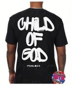 Child of god t-shirts | MAAT S T/M 3XL, Verzenden, Zo goed als nieuw, Overige maten, Wit