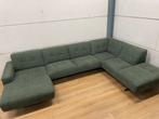 Mooie luxe groene montel u bank - GEREINIGD!!!, Ophalen, Luxe, Hoekbank, 300 cm of meer
