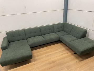 Mooie luxe groene montel u bank - GEREINIGD!!! beschikbaar voor biedingen