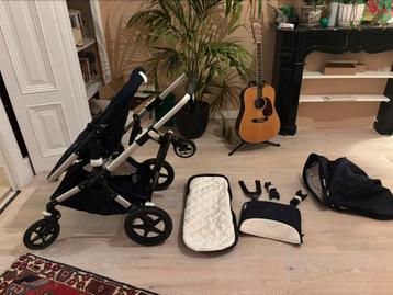 Bugaboo fox kinderwagen met reiswieg en meerijdplankje beschikbaar voor biedingen