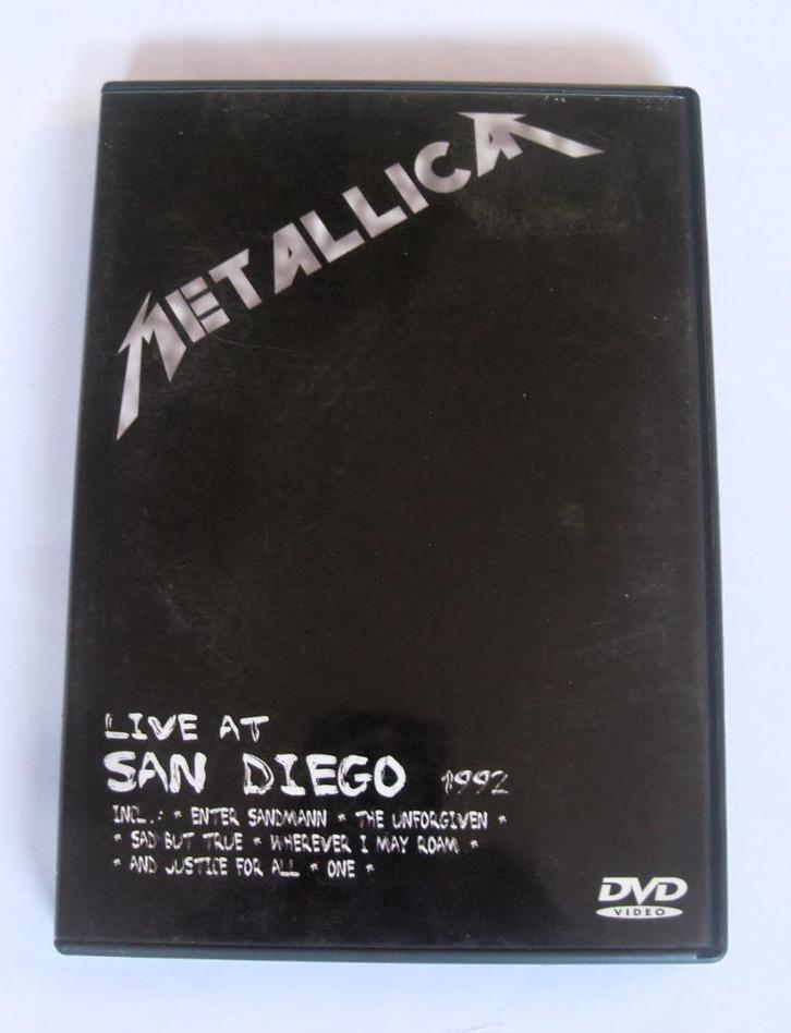 Metallica Live At San Diego 1992 DVD, Cd's en Dvd's, Dvd's | Muziek en Concerten, Zo goed als nieuw, Muziek en Concerten, Alle leeftijden