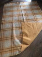 Vintage wollen deken zuiver scheerwol 160x215, Huis en Inrichting, Woonaccessoires | Plaids en Woondekens, Ophalen of Verzenden