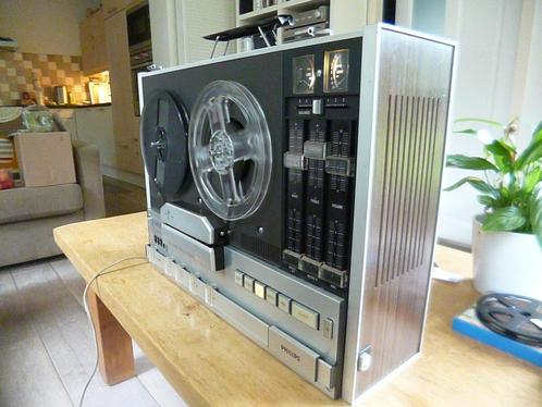 PHILIPS N4418/00. Uitstekend werkende tape-recorder., Audio, Tv en Foto, Bandrecorders, Bandrecorder, Met stofkap, Ophalen