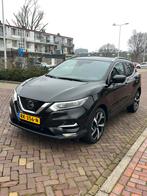 Nissan Qashqai Tekna+ 2017 PANO AUTO LEDER 360°, Auto's, 4 cilinders, Zwart, Bedrijf, 115 pk