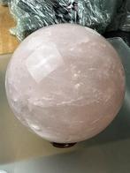 Roze Rozenkwarts Kristallen Bol Gepolijst 90mm, Verzamelen, Mineralen en Fossielen, Ophalen of Verzenden, Mineraal