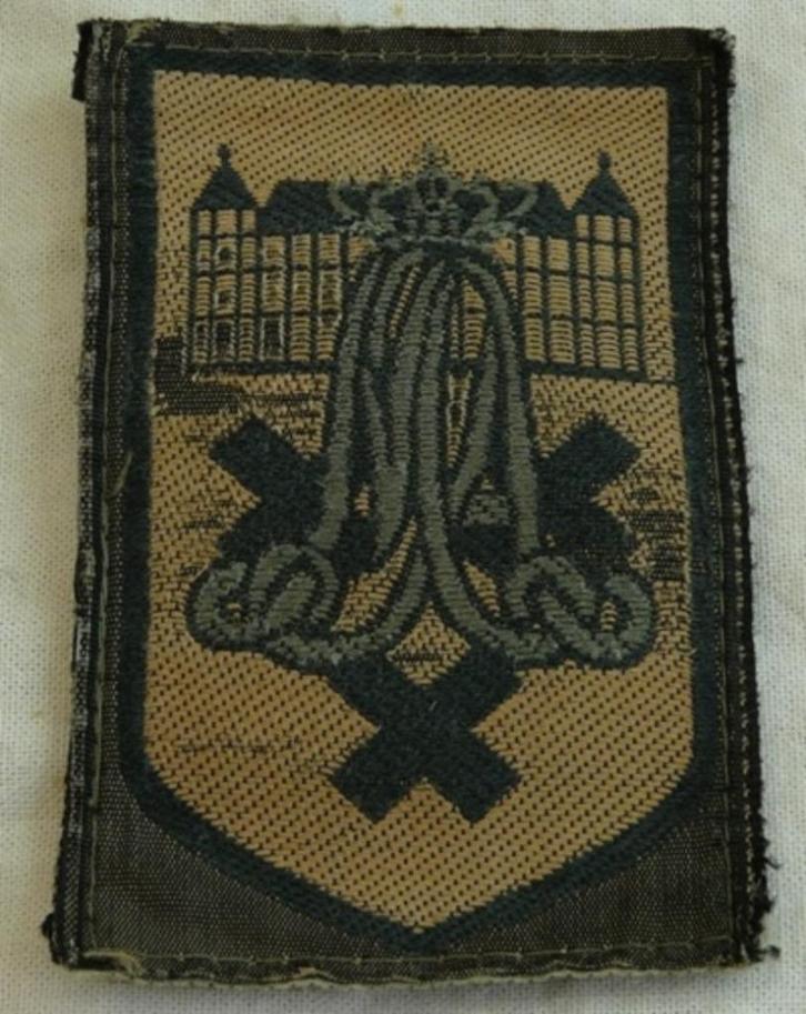 Embleem, Mouw, GVT, KMA, 2de model, KL, jaren'90.(Nr.1), Verzamelen, Militaria | Algemeen, Landmacht, Embleem of Badge, Nederland