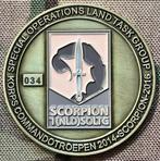 Coin nr 146 uit overzicht Coins KCT Mali Minusma 2014, Verzamelen, Verzenden, Landmacht, Nederland, Embleem of Badge