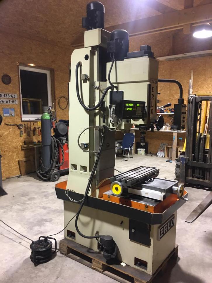 Erlo kolomboormachine tandwiel boormachine, Doe-het-zelf en Verbouw, Gereedschap | Boormachines, Gebruikt, Kolomboormachine, Ophalen of Verzenden