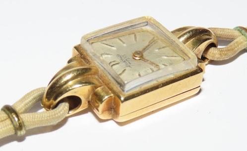 Antiek gouden dames horloge, Eberhard & Co, 18 krt, Antiek en Kunst, Antiek | Goud en Zilver, Goud, Verzenden