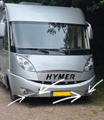 Hymer Luchtrooster Bumper - Zwart/Grijs/Zilver, Caravans en Kamperen, Ophalen of Verzenden