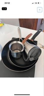 Pannenset - Niet geschikt voor inductie, Ophalen, Gebruikt, Overige materialen, Pannenset
