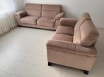 Stijlvolle driezitsbank en 2 zitbank, Ophalen, 150 tot 200 cm, 75 tot 100 cm, Zo goed als nieuw