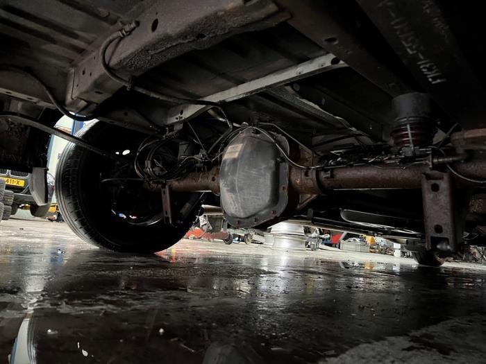Achteras + Cardan van een Ford Transit, Auto-onderdelen, Remmen en Aandrijving, Ford, Gebruikt, 3 maanden garantie, Ophalen of Verzenden