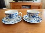 Johnson Bros Indies Blue Kop en Schotels (2 stuks), Antiek en Kunst, Ophalen of Verzenden