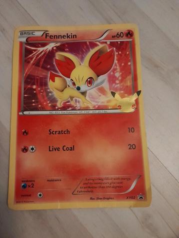 Fennekin XY02 Pokémonkaart beschikbaar voor biedingen