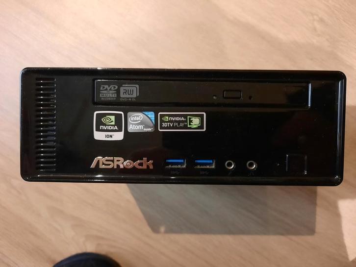Asrock Mini PC Mediaspeler - Compact en Krachtig!, Computers en Software, Desktop Pc's, Gebruikt, Minder dan 2 Ghz, HDD, Minder dan 4 GB