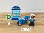 Duplo politiemotor motoragent 10900 (compleet) 18, Ophalen of Verzenden, Zo goed als nieuw, Complete set, Duplo